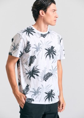 Ανδρικό t-shirt με all over τύπωμα