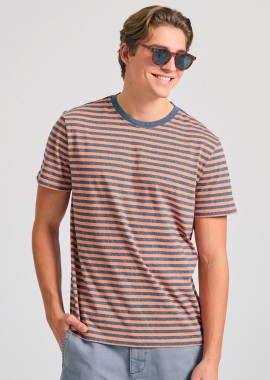 Yarn dyed t-shirt με ρίγες