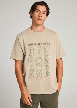 T-shirt με τύπωμα στη μπροστινή πλευρά