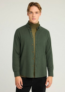 Ανδρικό πουκάμισο με button-down γιακά - The Essentials