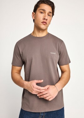 Ανδρικό μονόχρωμο T-shirt - The basics collection