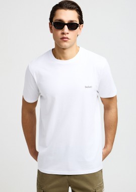 Ανδρικό μονόχρωμο T-shirt - The basics collection