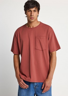 Ανδρικό relaxed t-shirt από βαμβάκι - The essentials