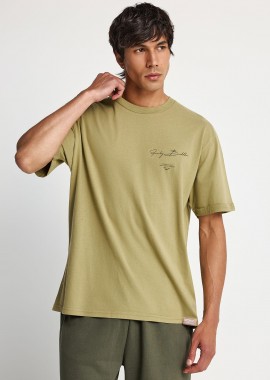 Ανδρικό βαμβακερό t-shirt με τύπωμα