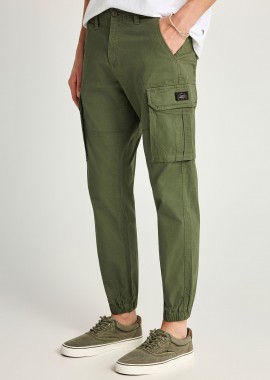 Ανδρικό cargo παντελόνι με cuffed τελείωμα
