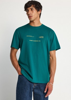 Ανδρικό βαμβακερό t-shirt με τύπωμα