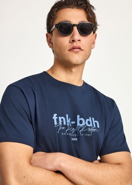Ανδρικό t-shirt από οργανικό βαμβάκι με τύπωμα