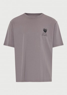 T-shirt με τύπωμα στην πλάτη
