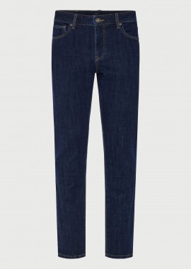 Ανδρικό slim tapered τζην με washed effects