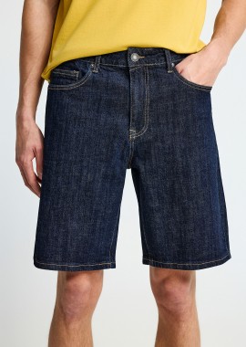 Ανδρική slim tapered βερμούδα τζην -The essentials