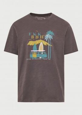 Ανδρικό βαμβακερό t-shirt με τύπωμα