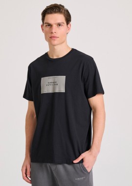 T-shirt με τύπωμα στο στήθος Garage 55