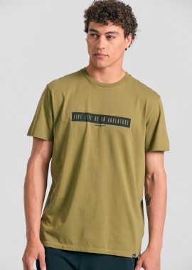 T-shirt με τύπωμα στο στήθος Garage 55.