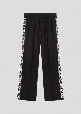 VERSACE Ανδρικό Μαύρο Greca Trackpants