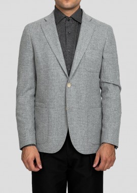 CC-CORNELIANI - CC-CORNELIANI Ανδρικό Γκρι Corneliani Grey Blazer