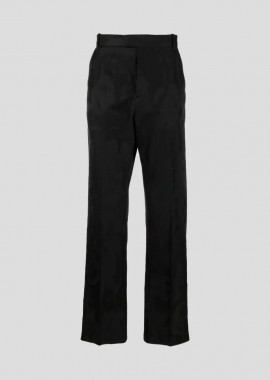 ALEXANDER MCQUEEN Ανδρικό Μαύρο Jacquard Tailored Trousers