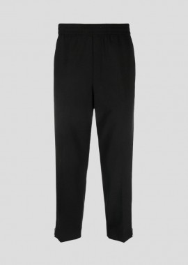 NEIL BARRETT Ανδρικό Μαύρο Zip Trousers In Black
