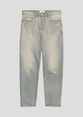 AMI PARIS Ανδρικό Γκρι Tapered Fit Jeans