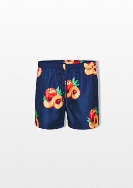 SELECTED HOMME - SELECTED HOMME Ανδρικό Πολύχρωμο Insignia Blue Peach Swim Shorts