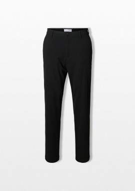 SELECTED HOMME Ανδρικό Μαύρο Slim Fit Tapered Trousers