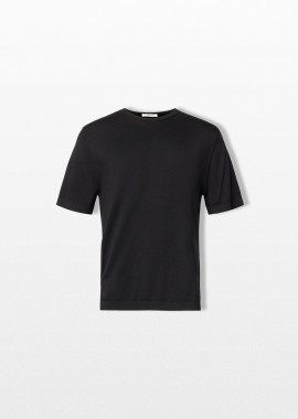 SELECTED HOMME - SELECTED HOMME Ανδρικό Μαύρο Knitted T-Shirt