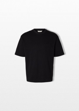 SELECTED HOMME - SELECTED HOMME Ανδρικό Μαύρο Loose Fit T-Shirt