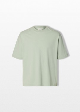 SELECTED HOMME Ανδρικό Γκρι Relaxed Fit T-Shirt