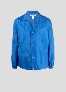COMME DES GARÇONS SHIRT Ανδρικό Μπλε Face-Print Shirt Jacket
