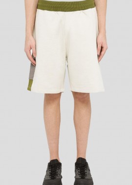 A-COLD-WALL* - A-COLD-WALL* Ανδρικό Λευκό Logo Print Color Block Shorts