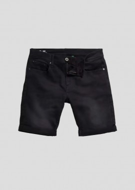 G-STAR Ανδρικό Μαύρο 3301 Slim Denim Shorts