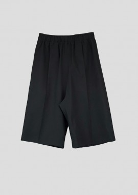 BARBARA ALAN Ανδρικό Μαύρο Popeline Pleated Trousers