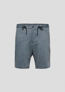 SELECTED HOMME - SELECTED HOMME Ανδρικό Γκρι Drawstring Melange Grey Shorts
