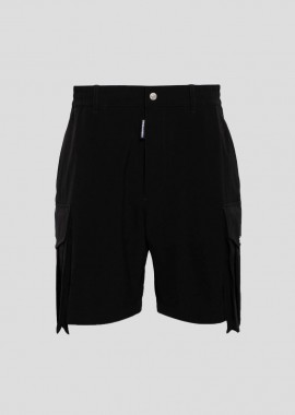 DSQUARED2 Ανδρικό Μαύρο Cargo Shorts In Black
