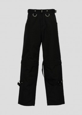 GIVENCHY - GIVENCHY Ανδρικό Μαύρο Cotton Cargo Trousers
