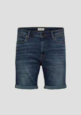 SELECTED HOMME - SELECTED HOMME Ανδρικό Μπλε Super Stretch Shorts