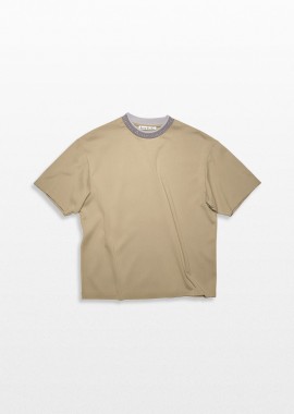 ACNE STUDIOS Ανδρικό Μπεζ Logo Binding T-Shirt/Beige
