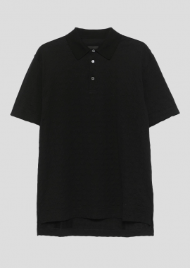 GIVENCHY Ανδρικό Μαύρο 4G-Jacquard Polo Shirt
