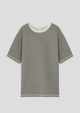 AMERICAN VINTAGE - AMERICAN VINTAGE Ανδρικό Γκρι Didow Melange T-Shirt
