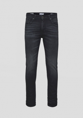SELECTED HOMME - SELECTED HOMME Ανδρικό Γκρι Slim-Fit Dark Grey Jeans