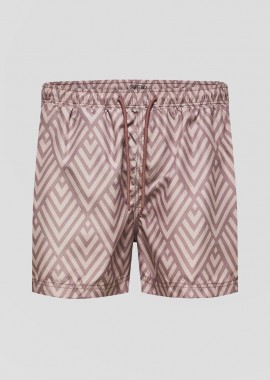 SELECTED HOMME - SELECTED HOMME Ανδρικό Ροζ Twilight Mauve Swim Shorts