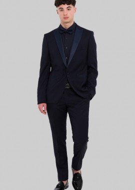 IVERGANO Ανδρικό Μπλε Three Piece Suit/Blue