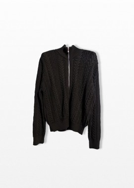 VERSACE Ανδρικό Γκρι Knitted Jacket Allover
