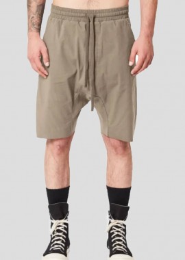 THOM KROM Ανδρικό Μπεζ Drop Crotch Shorts Fossil