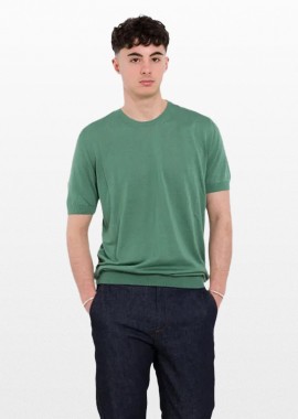 +39MASQ - +39MASQ Ανδρικό Χακί Knitted T-Shirt