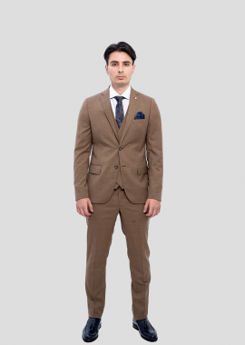 LUBIAM Ανδρικό Brown Suit