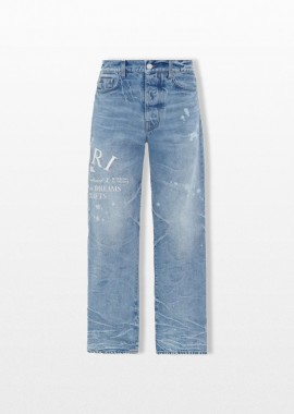 AMIRI - AMIRI Ανδρικό Μπλε Arts District Baggy Jean