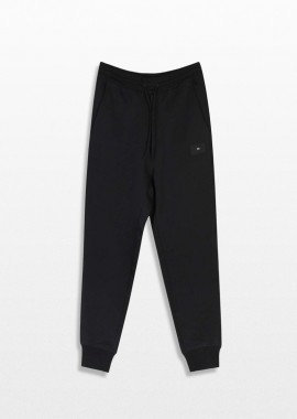 Y-3 - Y-3 Ανδρικό Μαύρο Organic Cotton Terry Cuffed Pants