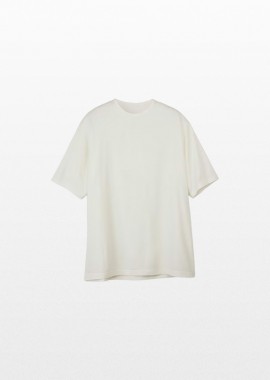 Y-3 Ανδρικό Λευκό Boxy Short Sleeve Tee In White