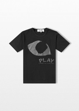 COMME DES GARÇONS PLAY - COMME DES GARÇONS PLAY Ανδρικό Μαύρο Eye T-Shirt In Black