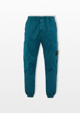 STONE ISLAND - STONE ISLAND Ανδρικό Μπλε Old Effect Cargo Trousers